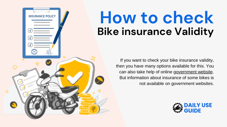 How to check Bike insurance Validity