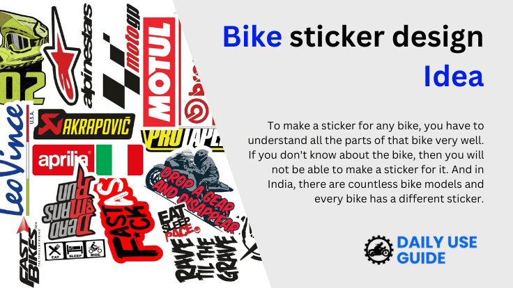 Bike sticker design