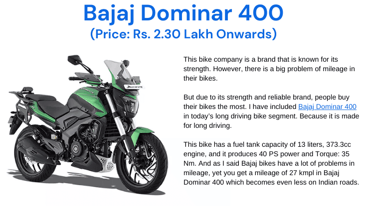 Which Bike is Best for Long drive